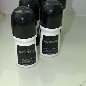 Avon Black Suede Roll-On Deodorant Set